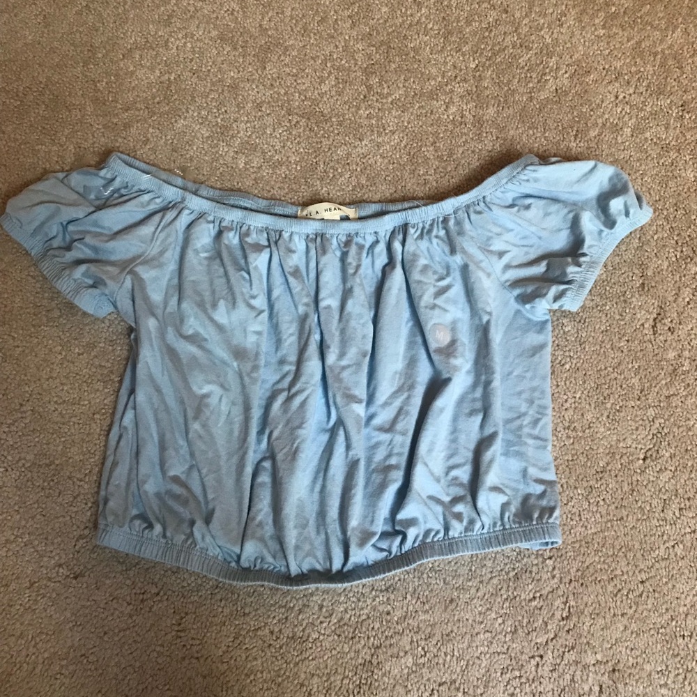 Pacsun off the sholder crop top